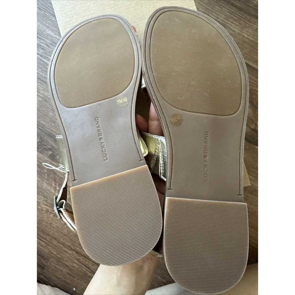Lucky Brand Sandals 9‎ LP-KAIMANA Metallic Gold